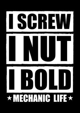 I Screw i nut i Bold