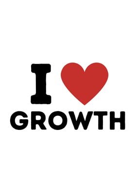 I Love Growth Simple Heart