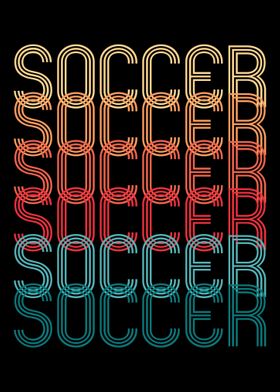 Soccer Text Retro