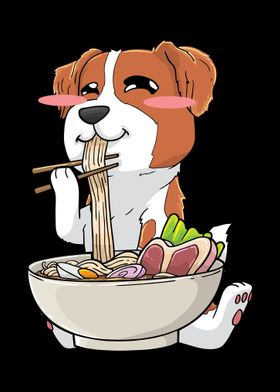 Brittany Spaniel Ramen Noo