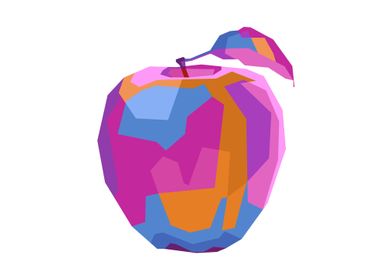 apple in pop art