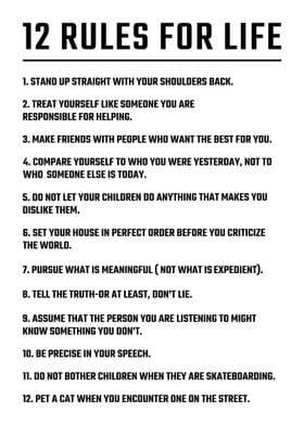 12 Rules of Life White