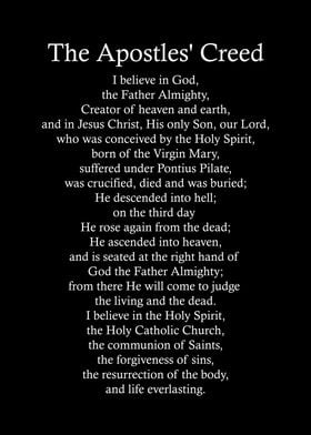The Apostles Creed