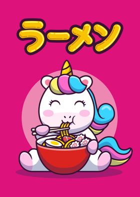 Kawaii Ramen Unicorn