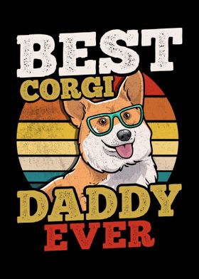 Best Corgi Daddy Ever Dog 