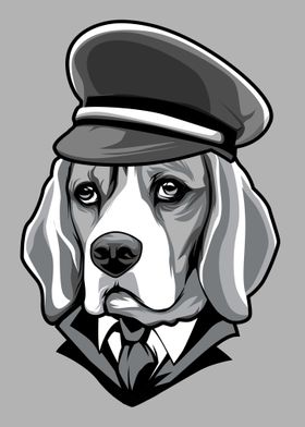 Pilot Beagle Dog