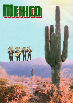 Mexico cactus mariacho