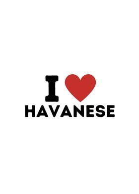 I Love Havanese Simple