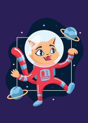 Astronaut kitten