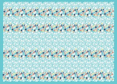 blue art pattern