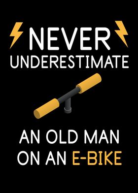 Old Man On An EBike