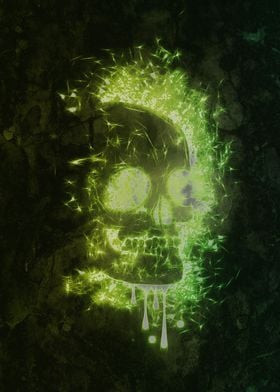 Glowing Skull Design