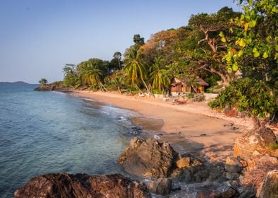 Madagascar island sunset