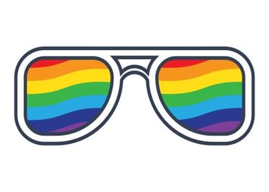 Rainbow Sunglass