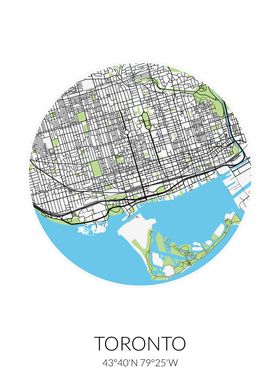 Toronto Circle City Map