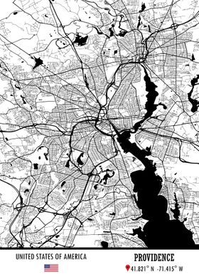 Providence USA Map