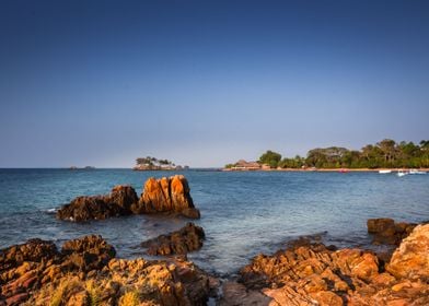 Madagascar island sunset