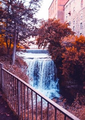 The Waterfall in Autumn