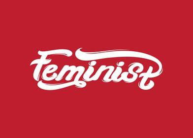 Feminist Red Background