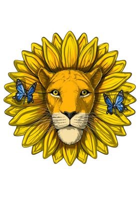 Lion Sunflower