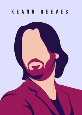 Minimalist Keanu Reeves