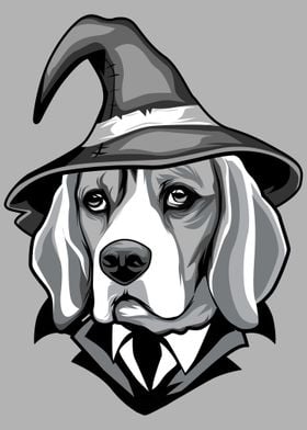 Witch Beagle Dog