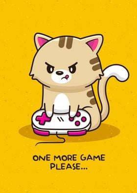 Kawaii Gaming Kitten