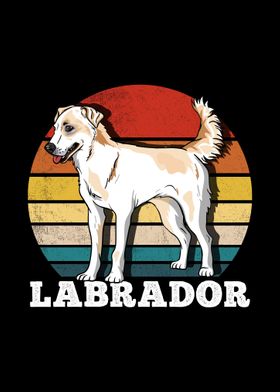 Labrador Dog Lover Retro