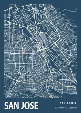 Blueprint map San Jose