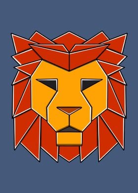 Squared Animal Lion