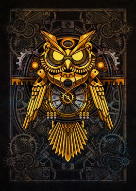 Steampunk Owl