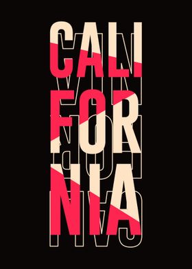 California typography