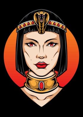 Cleopatra head art