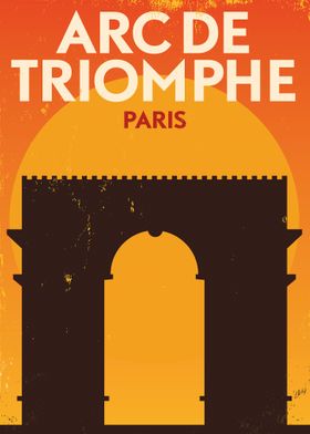 Arch De Triomphe Retro 