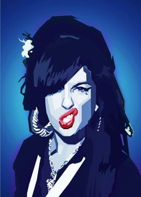 Amy Winehouse Black  Lips 