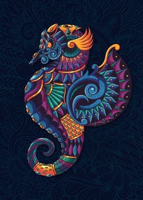 Mandala Seahorse