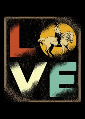 Love Horses Retro