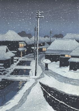 Snow In Terajima Village