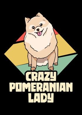 Crazy Pomeranian Lady Pom