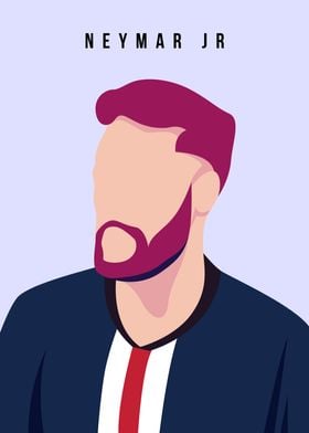 Minimalist Neymar Jr