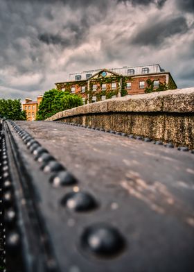 City before storm