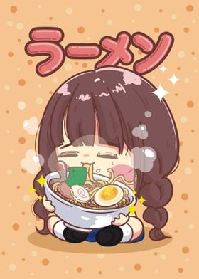 Kawaii Ramen Girl