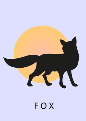 Silhouette of Fox