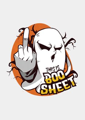 Boo Sheet Funny Halloween