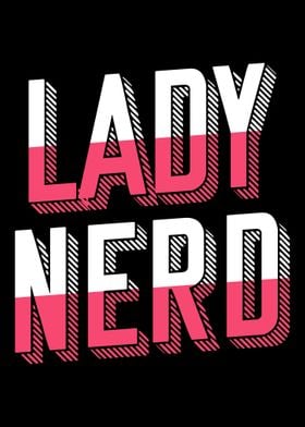 Lady Nerd Learn Smart IQ