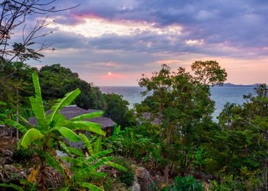 Madagascar coast sunset