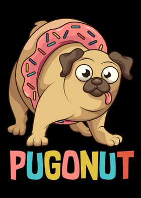 Pugonut Dog Donut Food Lov