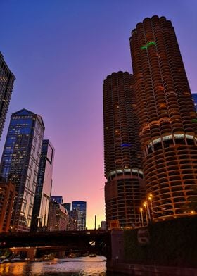 Marina city in Chicago 