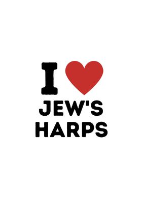 I Love Jews harps Simple