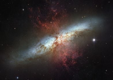 Starburst galaxy Messier